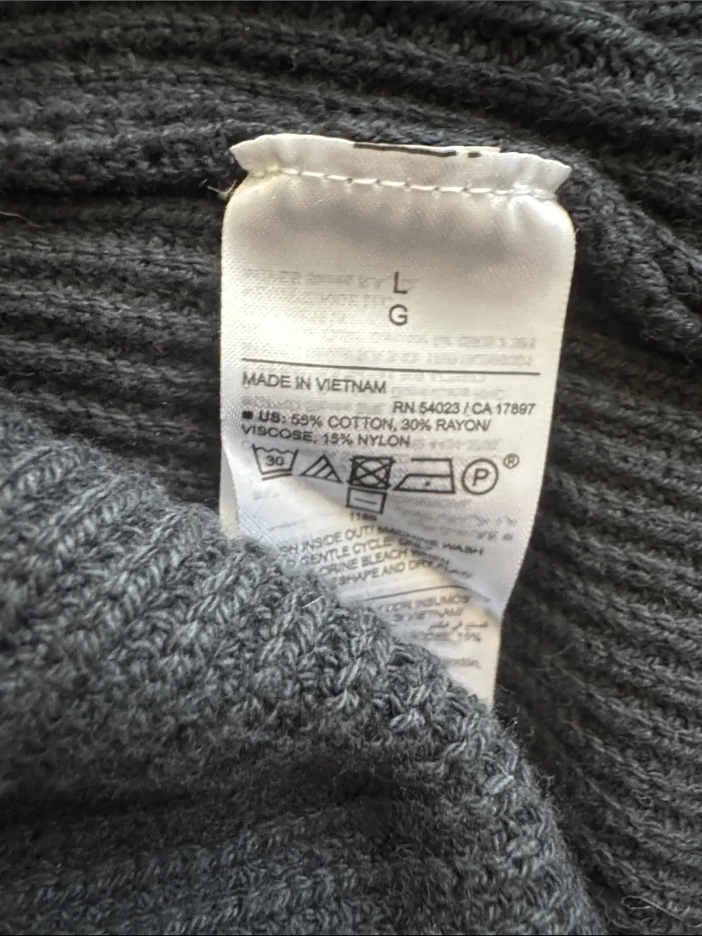 Old Navy Black Open-Front Ribbed Cardigan with Pockets